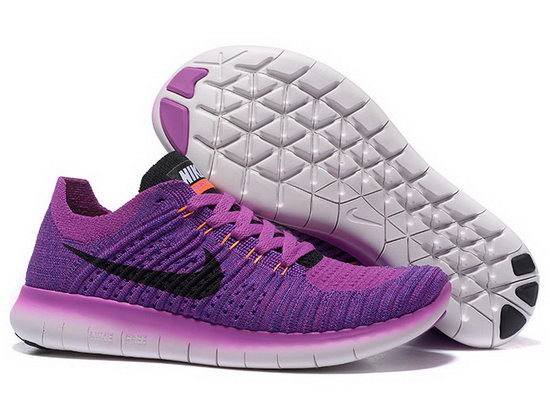 Womens Nike Free Flyknit 5.0 V2 Purple Black Inexpensive